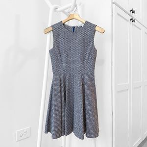 Diane von Furstenberg Jeannie Fit-and-Flare Sleeveless Dress Size 0